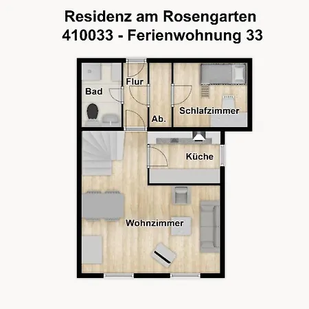 דירה Residenz Am Rosengarten 33 *
